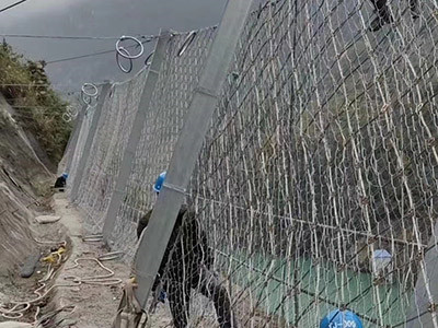 钢丝绳被动网 - 安平县成帅边坡防护工程有限公司图片2